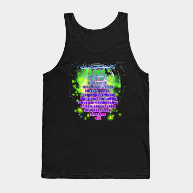 Serenity Prayer for Reality Tank Top by TinBennu